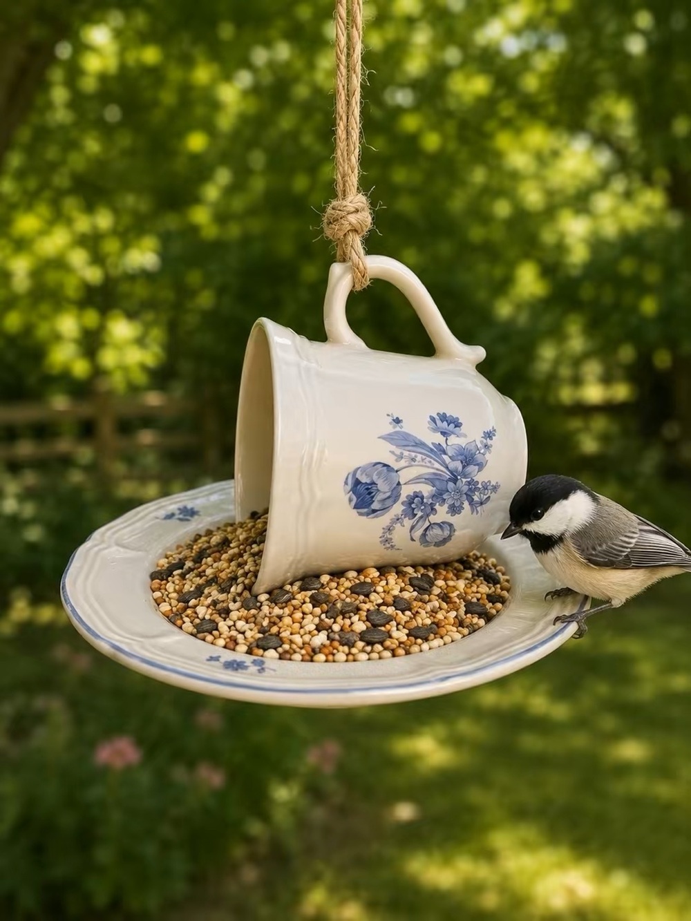 HOMEMADE - Teacup Bird Feeder